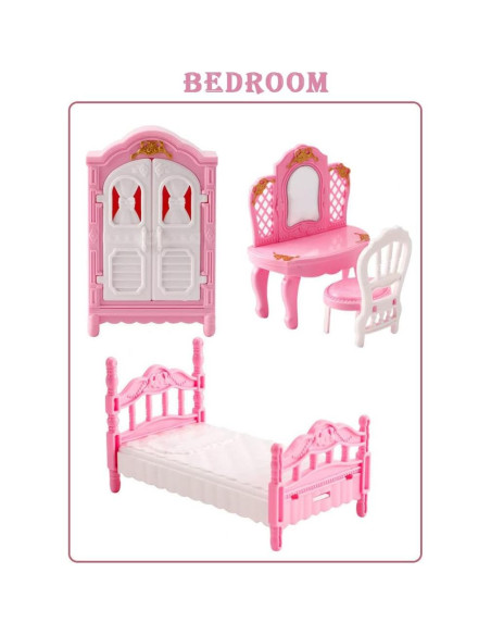 Juego de Baño Miniatura 20 Pcs Aydinids 1:12 Decoración