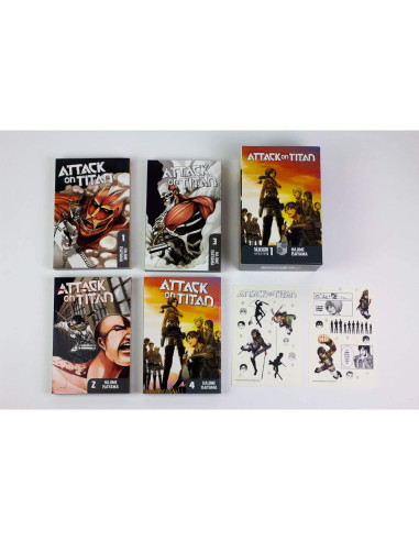 Attack on Titan Season 1 Part 1 Manga Box Set (Attack on Titan Manga Box Sets)