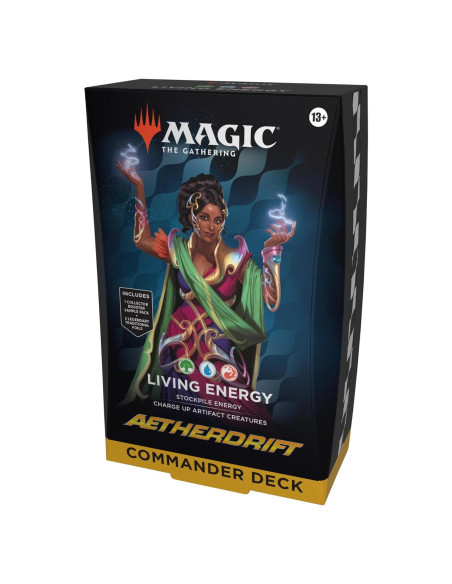 Baraja Commander Magic The Gathering Aetherdrift Energía Viva