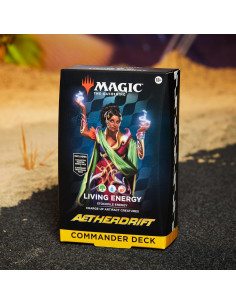 Baraja Commander Magic The Gathering Aetherdrift Energía Viva 2