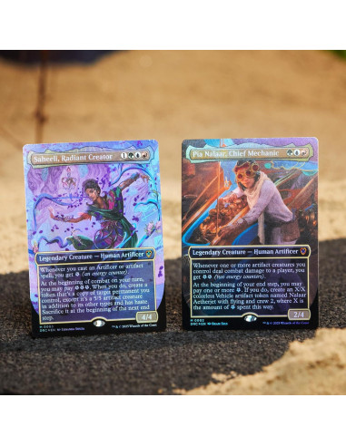 Baraja Commander Magic The Gathering Aetherdrift Energía Viva