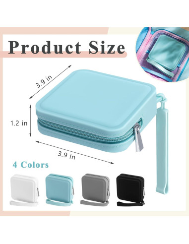 Bolsa de Maquillaje Impermeable Kathfly - 4 Piezas Silicona