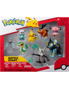 Paquete de Figuras de Batalla Pokémon Jazwares 8 Piezas 2