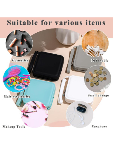 Bolsa de Maquillaje Impermeable Kathfly - 4 Piezas Silicona