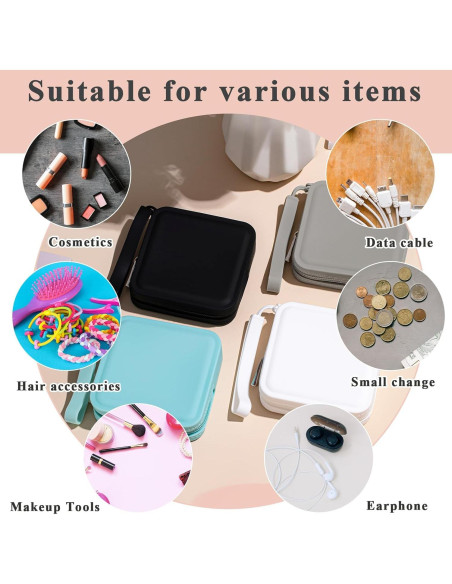 Bolsa de Maquillaje Impermeable Kathfly - 4 Piezas Silicona