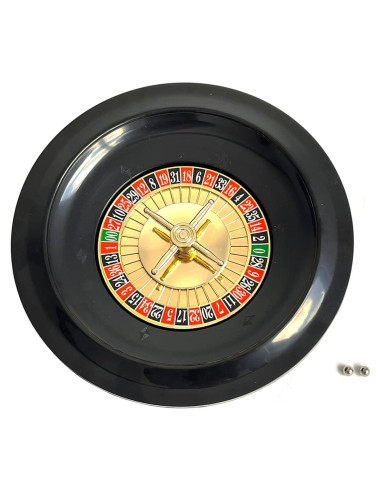 Rueda de Ruleta 25,4 cm SEETOOOGAMES con 2 Bolas