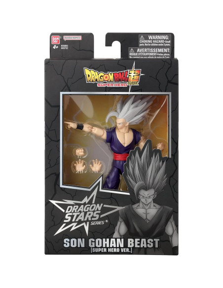 Figura de Acción Dragon Ball Super Gohan Bestia 19 cm Bandai