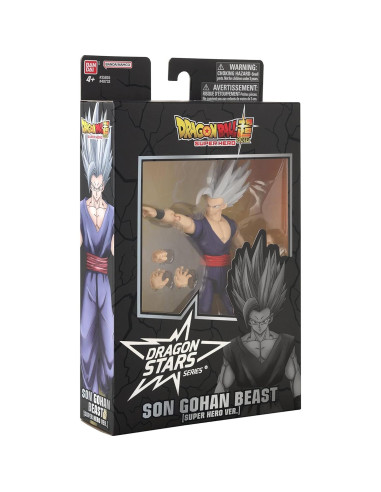 Figura de Acción Dragon Ball Super Gohan Bestia 19 cm Bandai