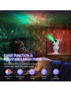 Proyector Galáctico Astronauta Aspiremit 12V Luz Nocturna 2