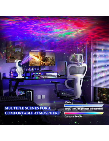 Proyector Galáctico Astronauta Aspiremit 12V Luz Nocturna