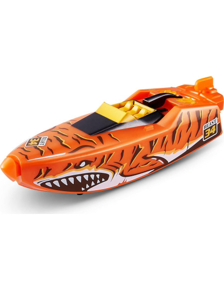 Barcos Robo ZURU - Tiburón Tigre y Barco Robo - 2 Piezas