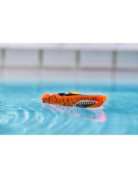 Barcos Robo ZURU - Tiburón Tigre y Barco Robo - 2 Piezas