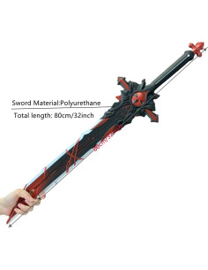 Espada de Halloween Cosplay damdos 80cm PU Foam Tumba del Lobo 2