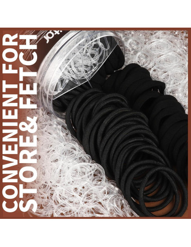 Kit de Accesorios para el Cabello Teenitor - 500 Bandas y Horquillas