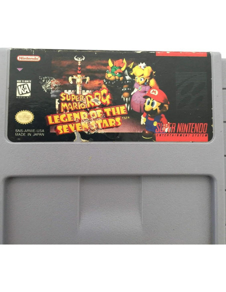 Super Mario RPG Nintendo SNES Juego de Rol Clásico