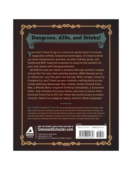 Düngeonmeister: 75 Epic RPG Cocktail Recipes to Shake Up Your Campaign (Düngeonmeister Series)