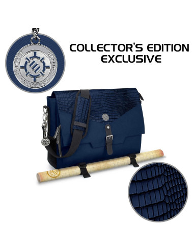 Bolsa RPG Coleccionista ENHANCE Piel Dragón 45x33cm Azul