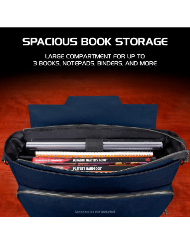 Bolsa RPG Coleccionista ENHANCE Piel Dragón 45x33cm Azul