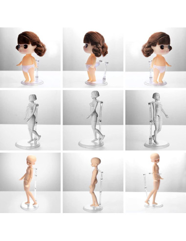 Soporte para muñecas DDUNG FDE09990 - Paquete de 3