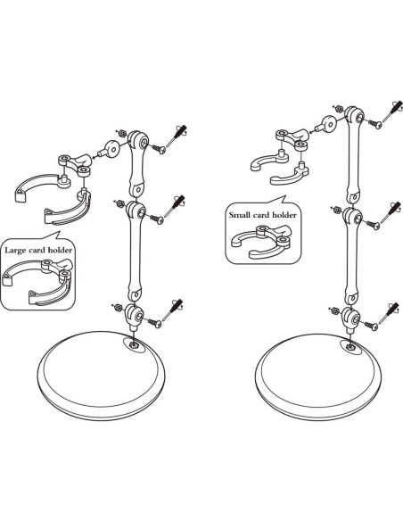 Soporte para muñecas DDUNG FDE09990 - Paquete de 3