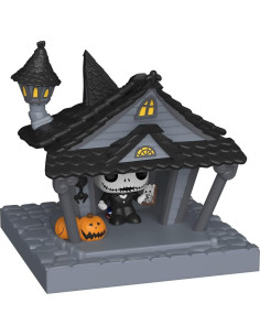 Figurita Bitty POP! Funko Jack Skellington y Casa 5 cm 2