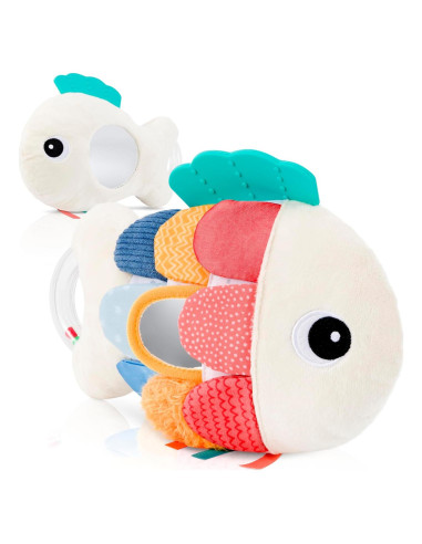 Juguete Sensorial Suave ZICOTOs Pez para Bebés 0-12 Meses