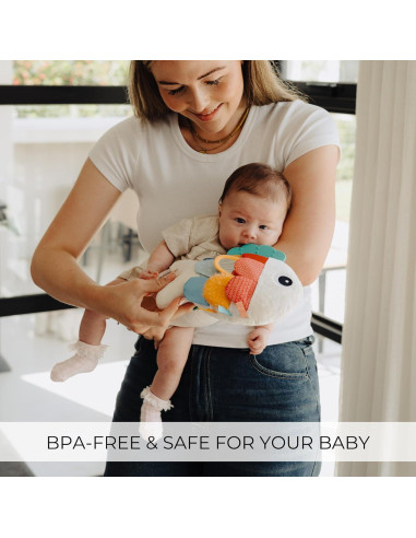 Juguete Sensorial Suave ZICOTOs Pez para Bebés 0-12 Meses