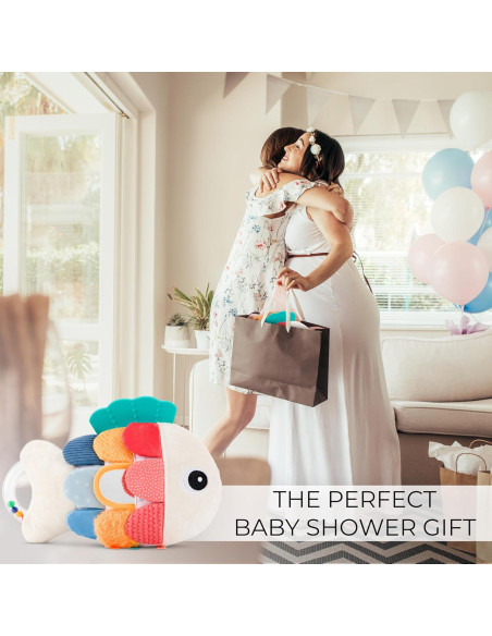 Juguete Sensorial Suave ZICOTOs Pez para Bebés 0-12 Meses