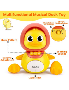 Juego de Juguetes Musicales Patito AugToy para Bebés 2