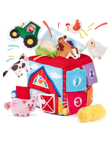 Juguetes para Bebés Hahaland 6-12 Meses 13 PCS Sensoriales