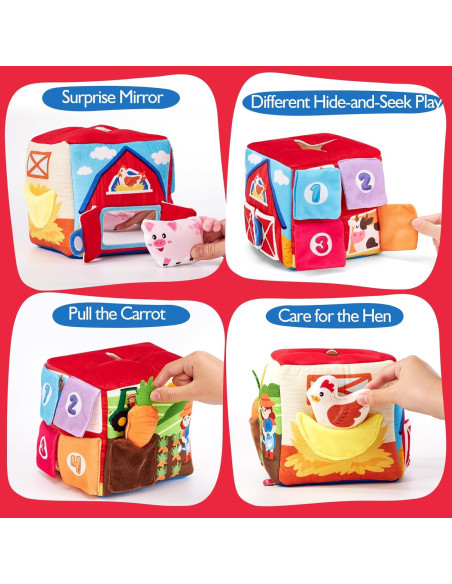 Juguetes para Bebés Hahaland 6-12 Meses 13 PCS Sensoriales