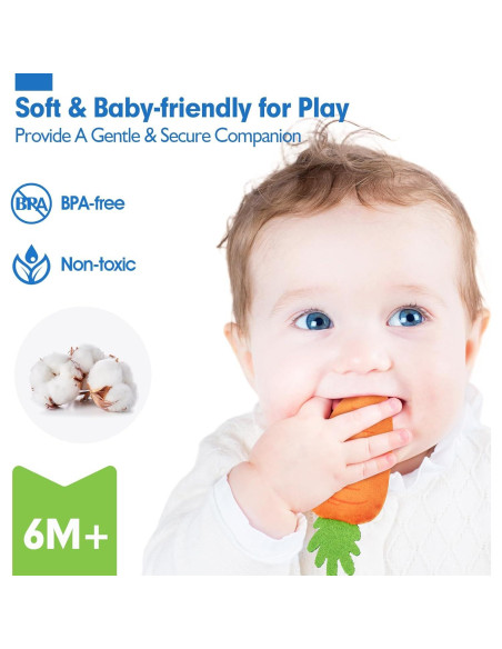 Juguetes para Bebés Hahaland 6-12 Meses 13 PCS Sensoriales