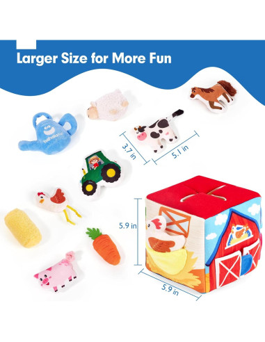 Juguetes para Bebés Hahaland 6-12 Meses 13 PCS Sensoriales