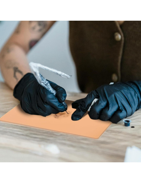 15 Piezas Piel de Tatuaje Falsa SHATGYI 3mm Doble Cara