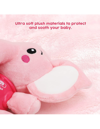Juguete Musical Elefante de Peluche Rosa STEAM Life 0-6 Meses