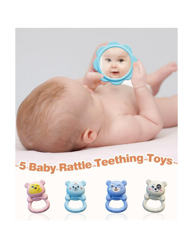 Alfombra de Juego para Bebés Dearlomum con Piano Amarillo