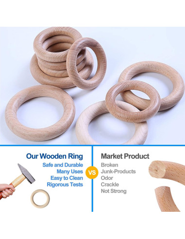 Mordedor de Silicona Arudyo Timón con Anillo de Madera