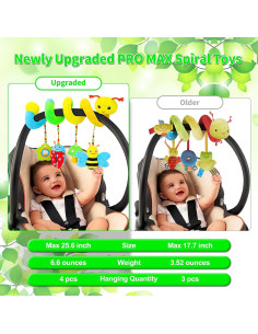 Juguete de Actividad Espiral FPVERA para Bebés 0-6 Meses 2