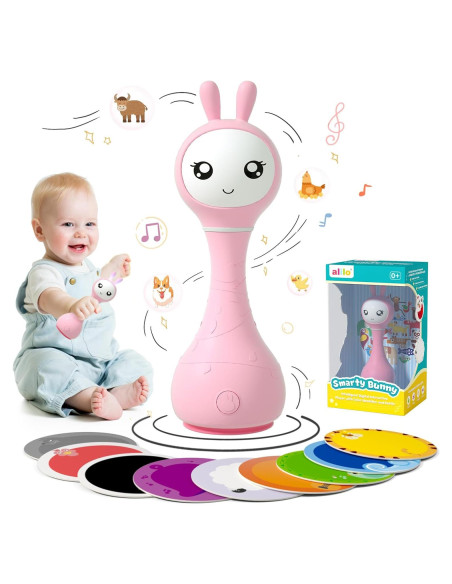 Sonajero Musical Alilo Smarty Bunny Rosa 0-24 Meses