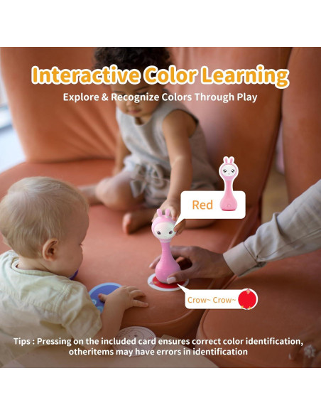 Sonajero Musical Alilo Smarty Bunny Rosa 0-24 Meses