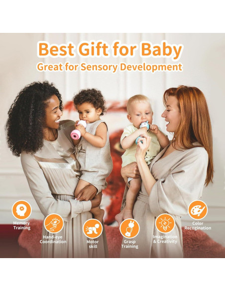 Sonajero Musical Alilo Smarty Bunny Rosa 0-24 Meses