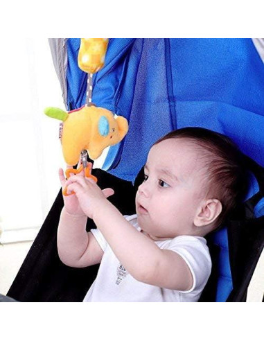4 Juguetes Colgantes para Cochecito Bebé Sealive 30cm