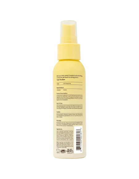 Spray Aclarador para Cabello Rubio Sun Bum - 113.4 ml - Vegano