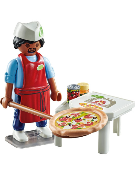Playmobil Hacedor de Pizzas 71161 - Juego de Cocina
