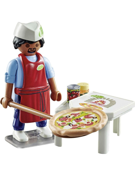 Playmobil Hacedor de Pizzas 71161 - Juego de Cocina