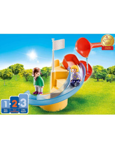 Playmobil 1.2.3 Tobogán de Agua 70270 - Juego Acuático 2