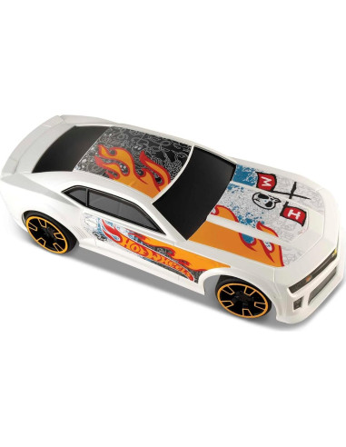 Coche de Juguete RC Hot Wheels Camaro ZL1 Blanco 8,05 km/h