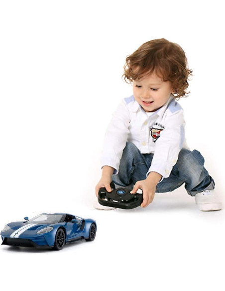 Coche RC Rastar Ford GT 1/14 Azul Control Remoto