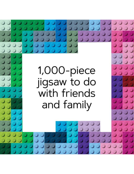 Rompecabezas LEGO Arcoíris 1000 Piezas 63.5x50.8 cm