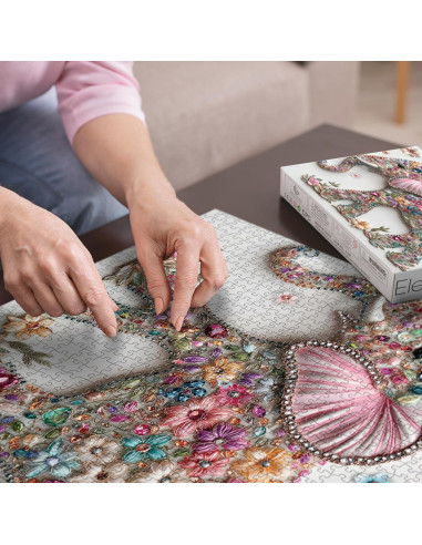 Rompecabezas Elefante de Cristal BBOLDIN 1000 Piezas 60.6 cm